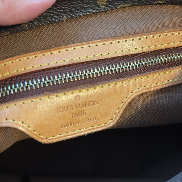 VTG Louis Vuitton Cabas Piano Monogram Hand Tote Bag Coated Canvas, Vachetta - Picture 6 of 12